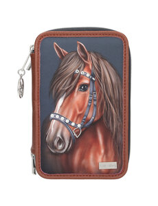 TOPModel 3-vaks etui Miss Melody Luxury horse