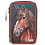 TOPModel 3-vaks etui Miss Melody Luxury horse