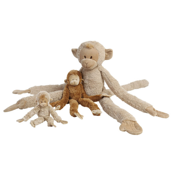 Happy Horse Knuffel hangende Aap 85 cm - Beige