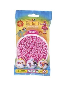 Hama Strijkkralen roze - 1000 st.