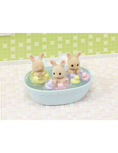 Sylvanian Families 5707 - Drieling baby konijn badset