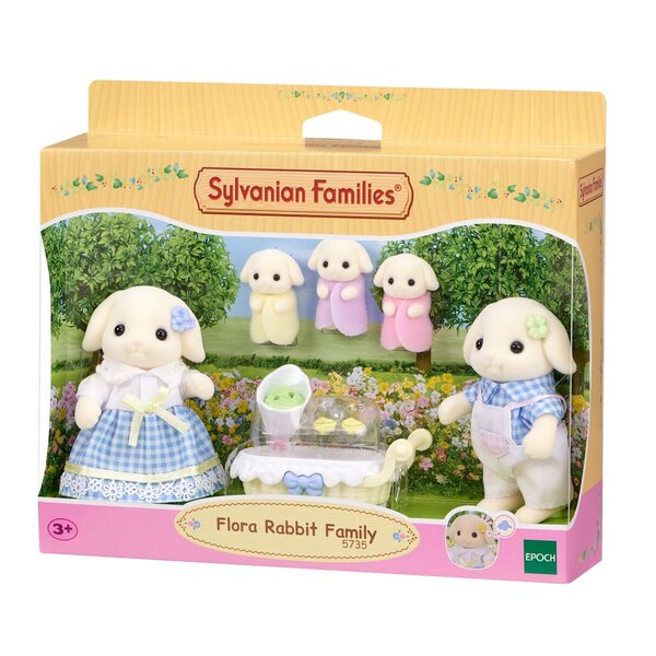 Sylvanian Families 5735 - Familie Bloemen hangoor konijn