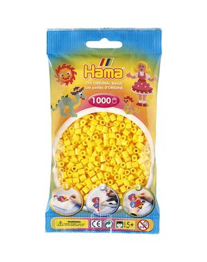 Hama Strijkkralen geel - 1000 stuks