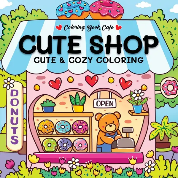 Rebo Cute en Cozy kleurboek Cute Shop