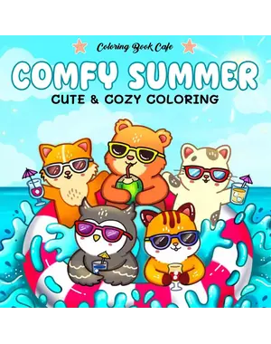 Rebo Cute en Cozy kleurboek Comfy Summer