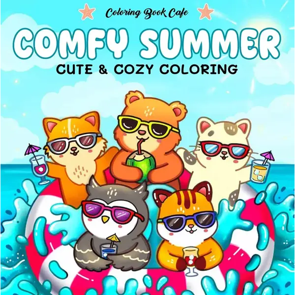 Rebo Cute en Cozy kleurboek Comfy Summer