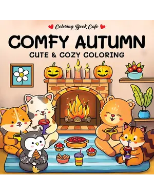 Rebo Cute en Cozy kleurboek Comfy Autumn
