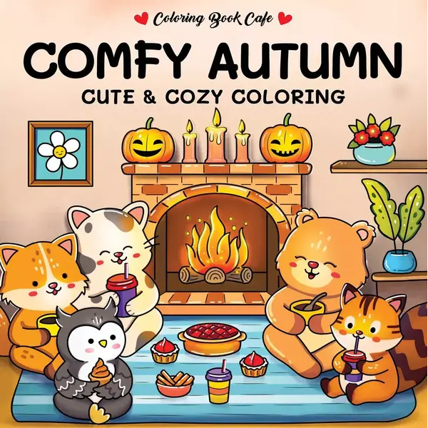 Rebo Cute en Cozy kleurboek Comfy Autumn
