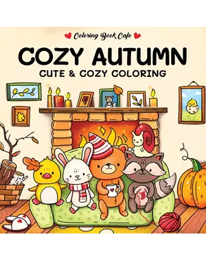 Rebo Cute en Cozy kleurboek Cozy Autumn