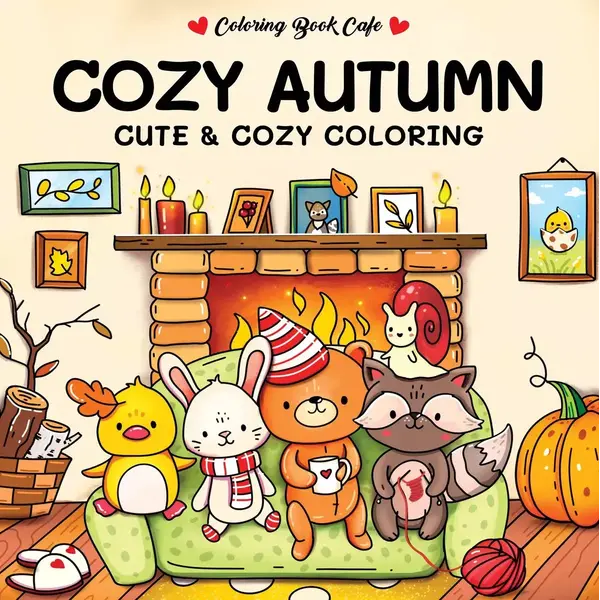 Rebo Cute en Cozy kleurboek Cozy Autumn