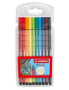 Stabilo Viltstiften pen 68 - 10 stuks