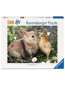Ravensburger Konijn en kuiken - 500 stukjes
