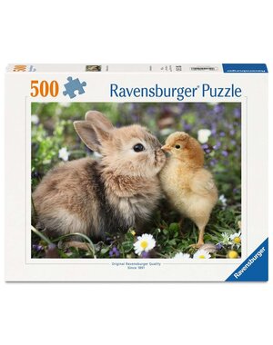 Ravensburger Konijn en kuiken - 500 stukjes