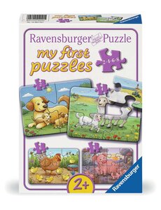 Ravensburger Farm animal families -2,4,6,8 stukjes