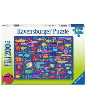 Ravensburger Grappige visvrienden - 200 stukjes XXL