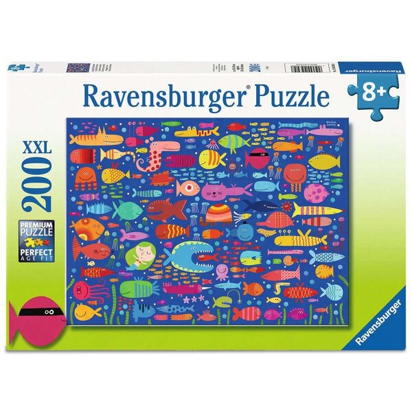 Ravensburger Grappige visvrienden - 200 stukjes XXL
