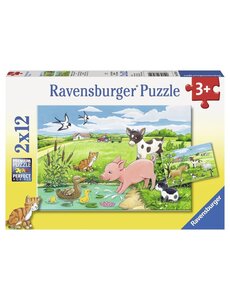 Ravensburger Jonge dieren op het platteland 2x12