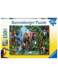 Ravensburger Olifanten in de jungle - 150 stukjes XXL