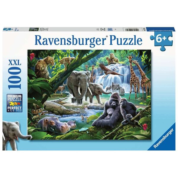 Ravensburger Jungle Families - 100 stukjes XXL