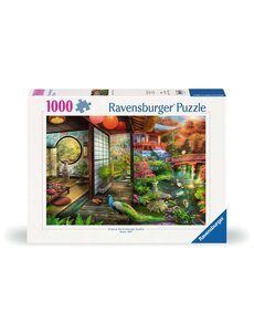 Ravensburger Theehuis in Japanse tuin, 1000 stukjes