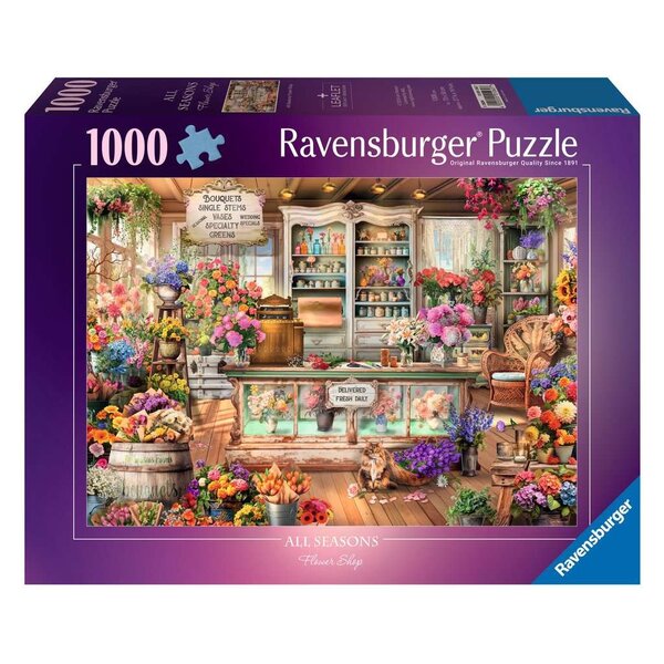 Ravensburger All Seasons Flower shop - 1000 stukjes