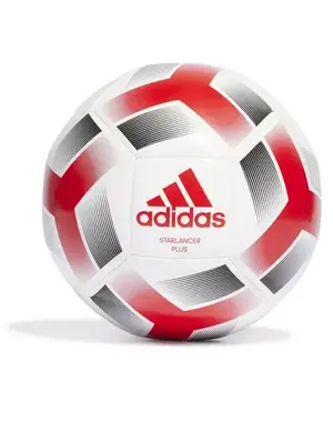  Voetbal Adidas Starlancer wit-rood-grijs