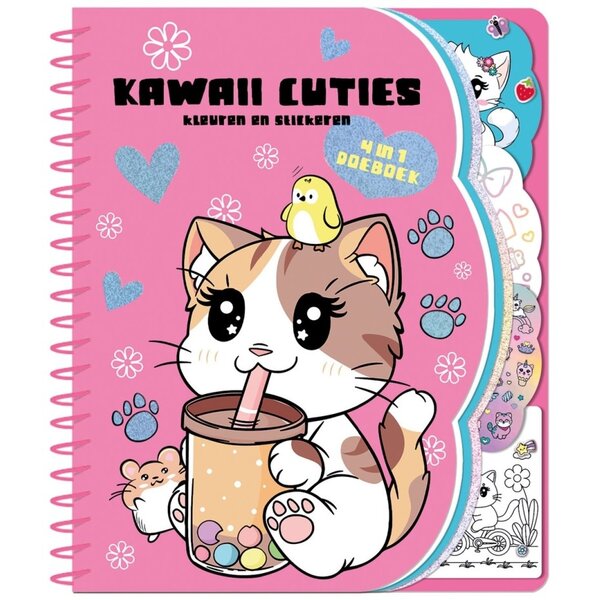 Image Books Doeboek 4 in 1 - Kawaii Cuties