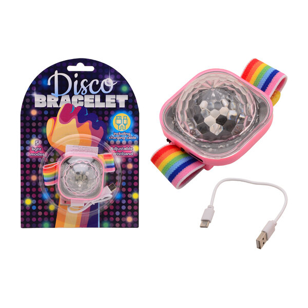 JohnToy Oplaadbare Disco Armband