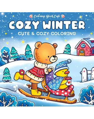 Rebo Cute en Cozy kleurboek Cozy Winter