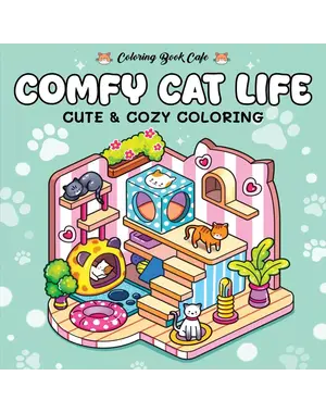 Rebo Cute en Cozy kleurboek Comfy Cat life