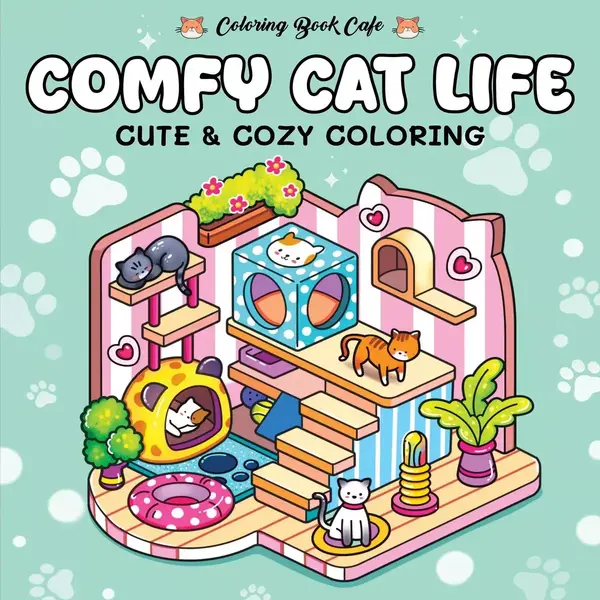 Rebo Cute en Cozy kleurboek Comfy Cat life