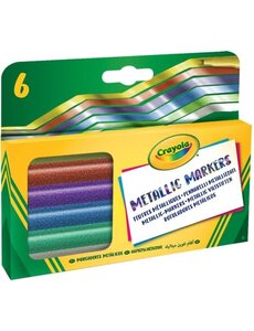Crayola Viltstiften metallic - 6 st.