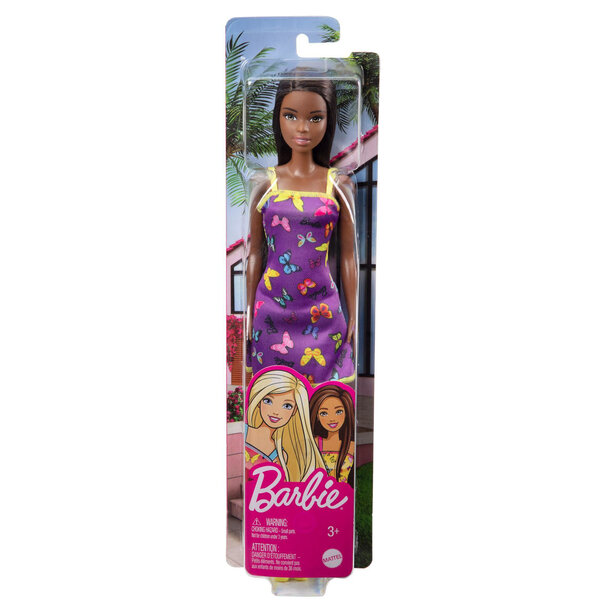 Mattel Barbie met vlinderjurkje