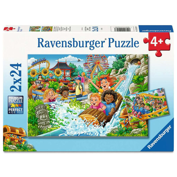 Ravensburger Plezier in het pretpark - 2x24 stukjes