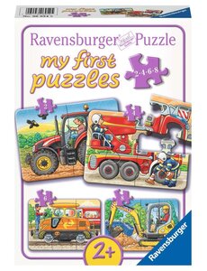 Ravensburger 4 in 1 puzzel  Aan het werk - 2/4/6/8 stukjes