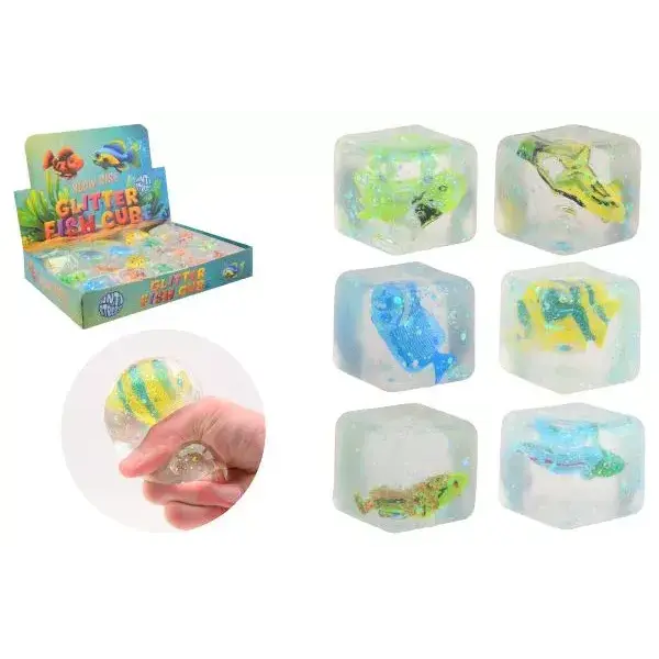 Slow rise kubus met vis