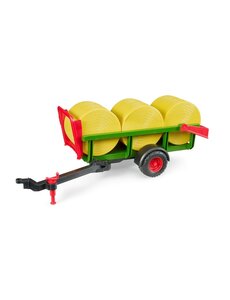 Bruder 2204 - Ronde zelfladende balenwagen met 3 balen