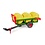 Bruder 2204 - Ronde zelfladende balenwagen met 3 balen