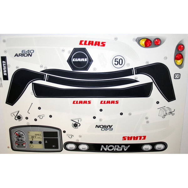 Rolly Toys Stickervel Claas Arion