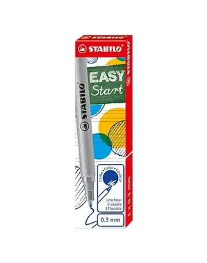 Stabilo Pen Easy Start navulling 0.3 mm blauw 3 stuks