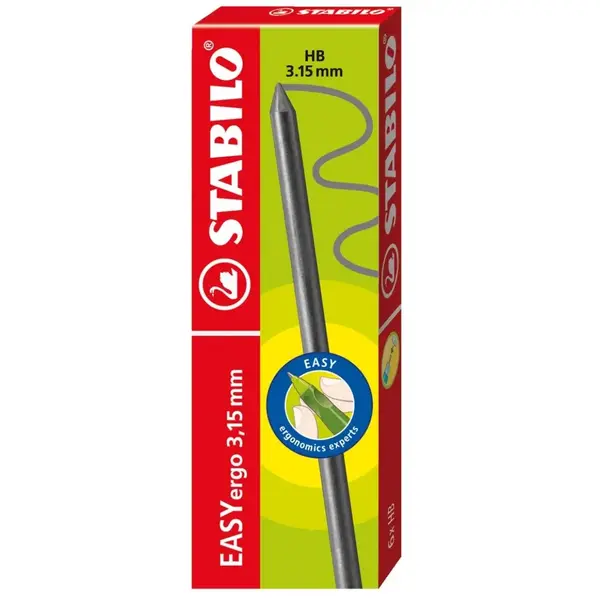 Stabilo Vulpotlood Easy Start HB 3.15 mm navullingen 6 stuks