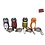 Zaklamp knijpkat jungle dieren, 11,5 cm.