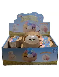  Squeezy Dumpling met glitters 8.5 cm