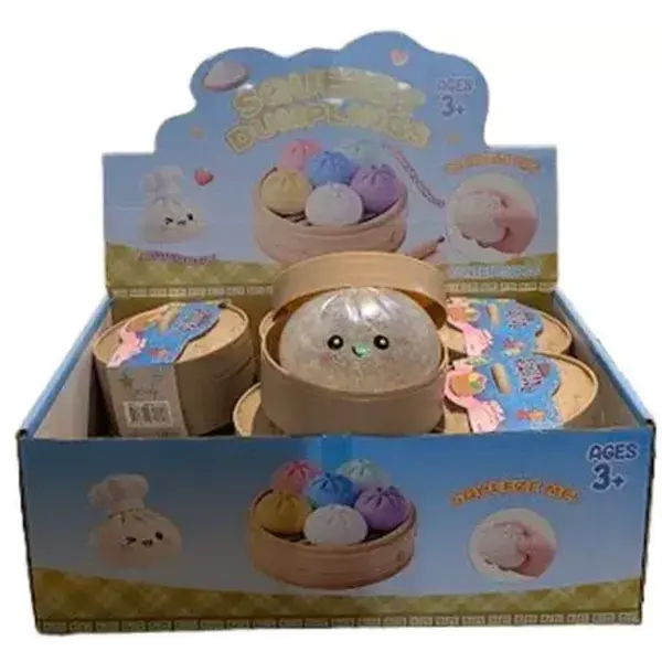 Squeezy Dumpling met glitters 8.5 cm