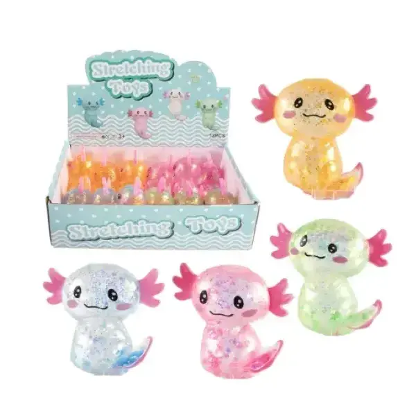 Slowe rise stretch Axolotl met glitters