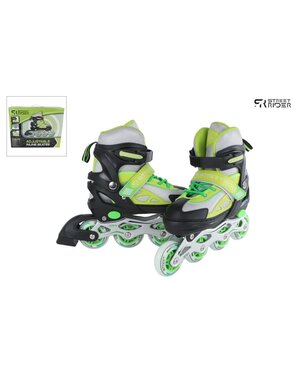  Skeelers Street Riders groen/zwart - maat 37-40
