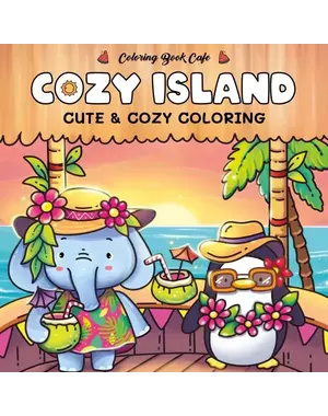 Rebo Cute en Cozy kleurboek Cozy Island