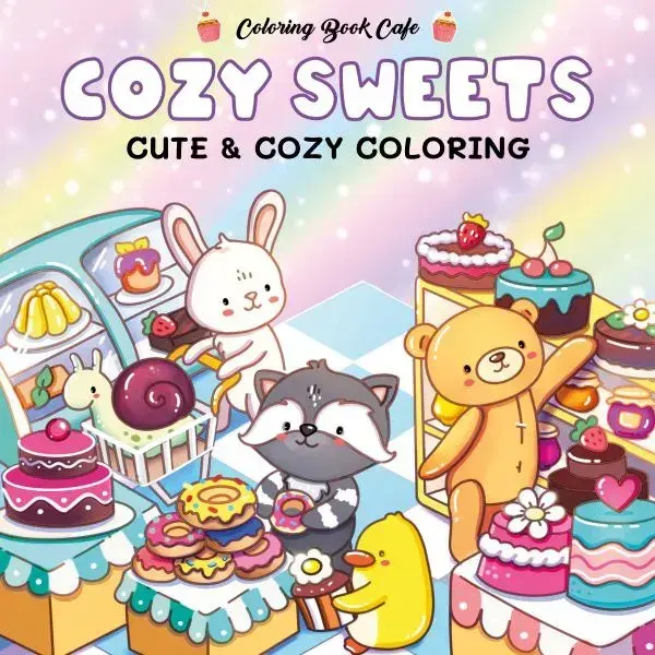 Rebo Cute en Cozy kleurboek Cozy Sweets