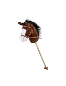 Angel Toys Stokpaard met geluid - bruin - 95 cm