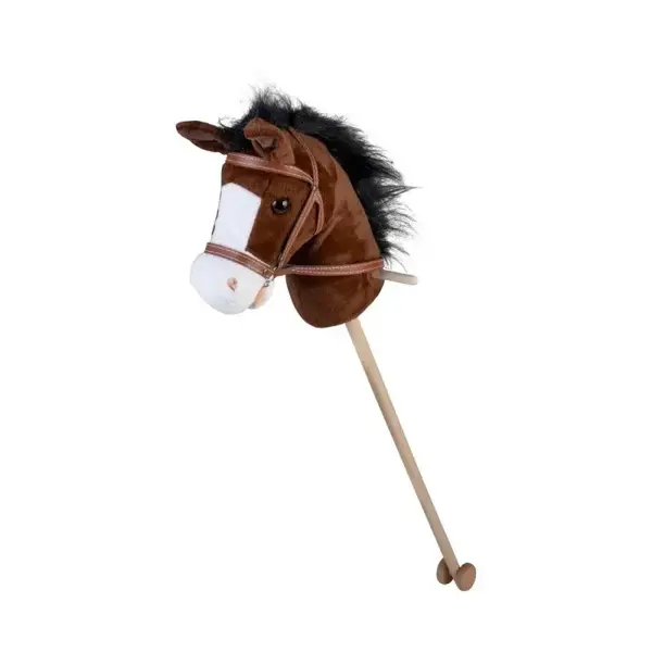 Angel Toys Stokpaard met geluid - bruin - 95 cm